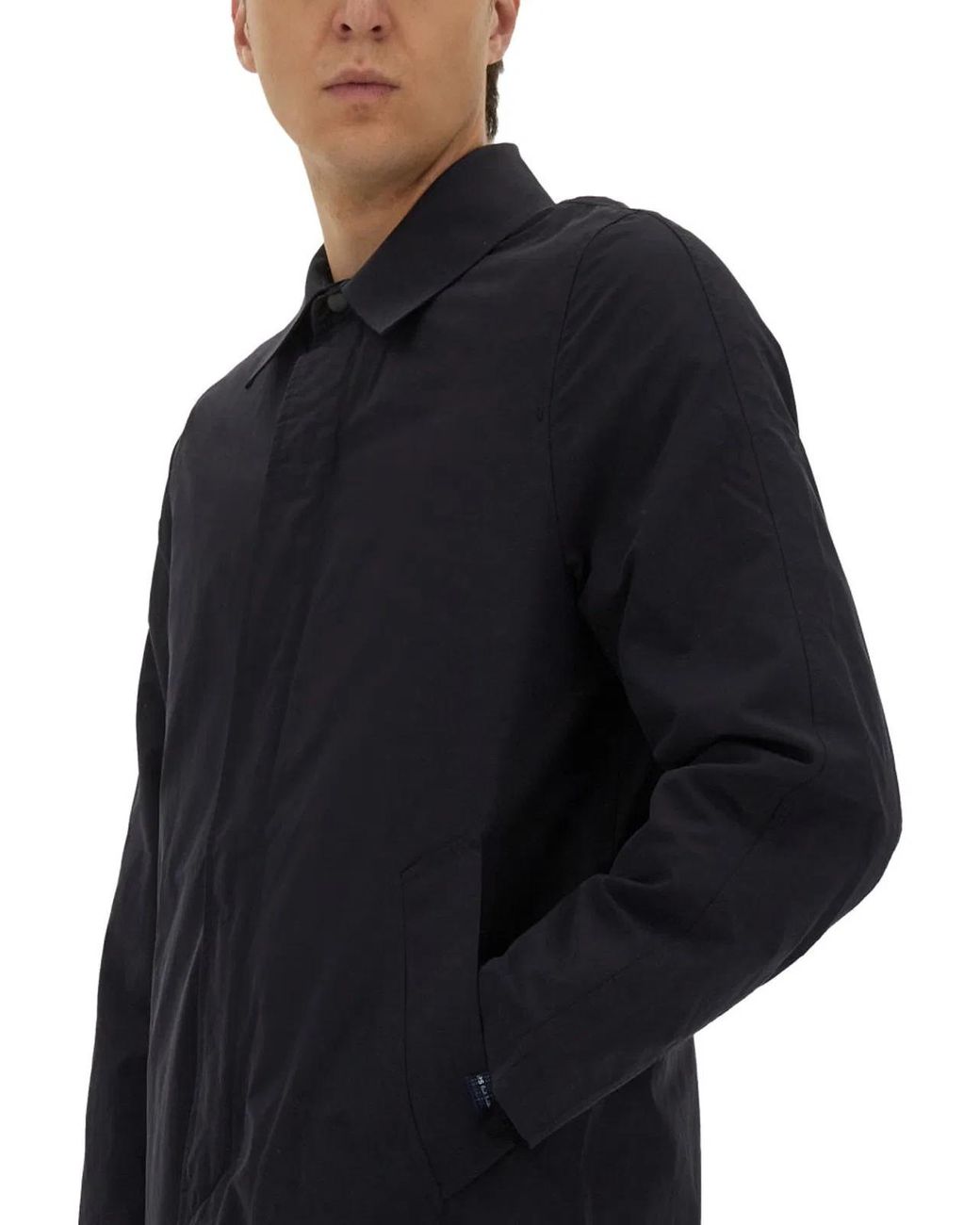 Paul Smith Blue Lightweight Waterproof Coat for men