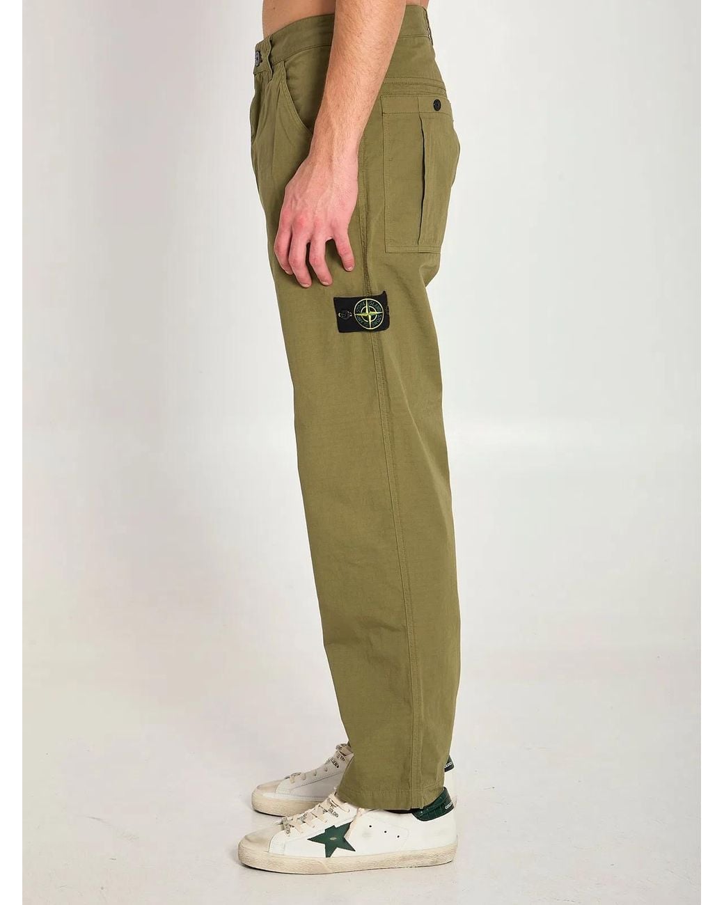 Stone Island Green 3100008 Trousers for men