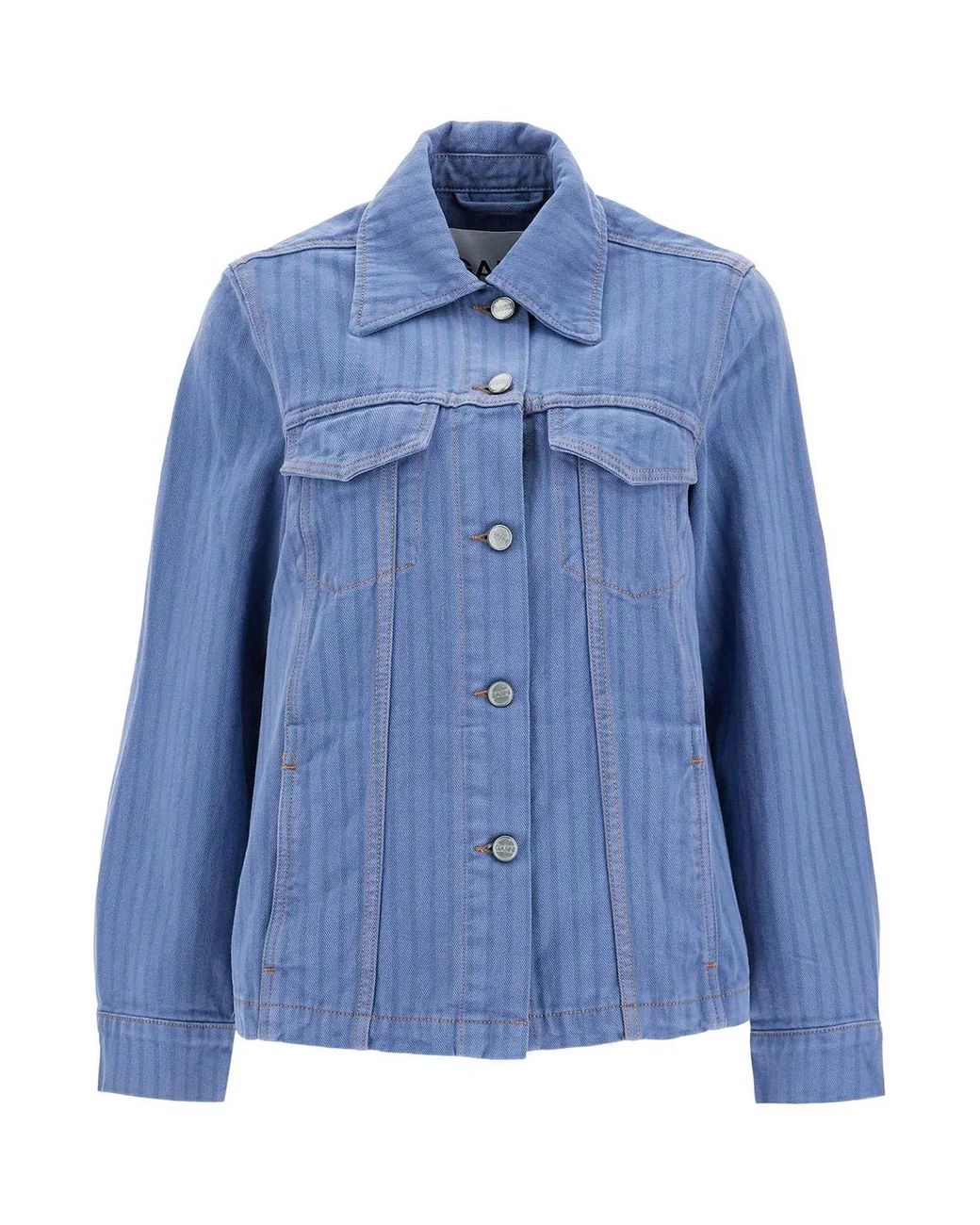Ganni Blue Denim Jacket