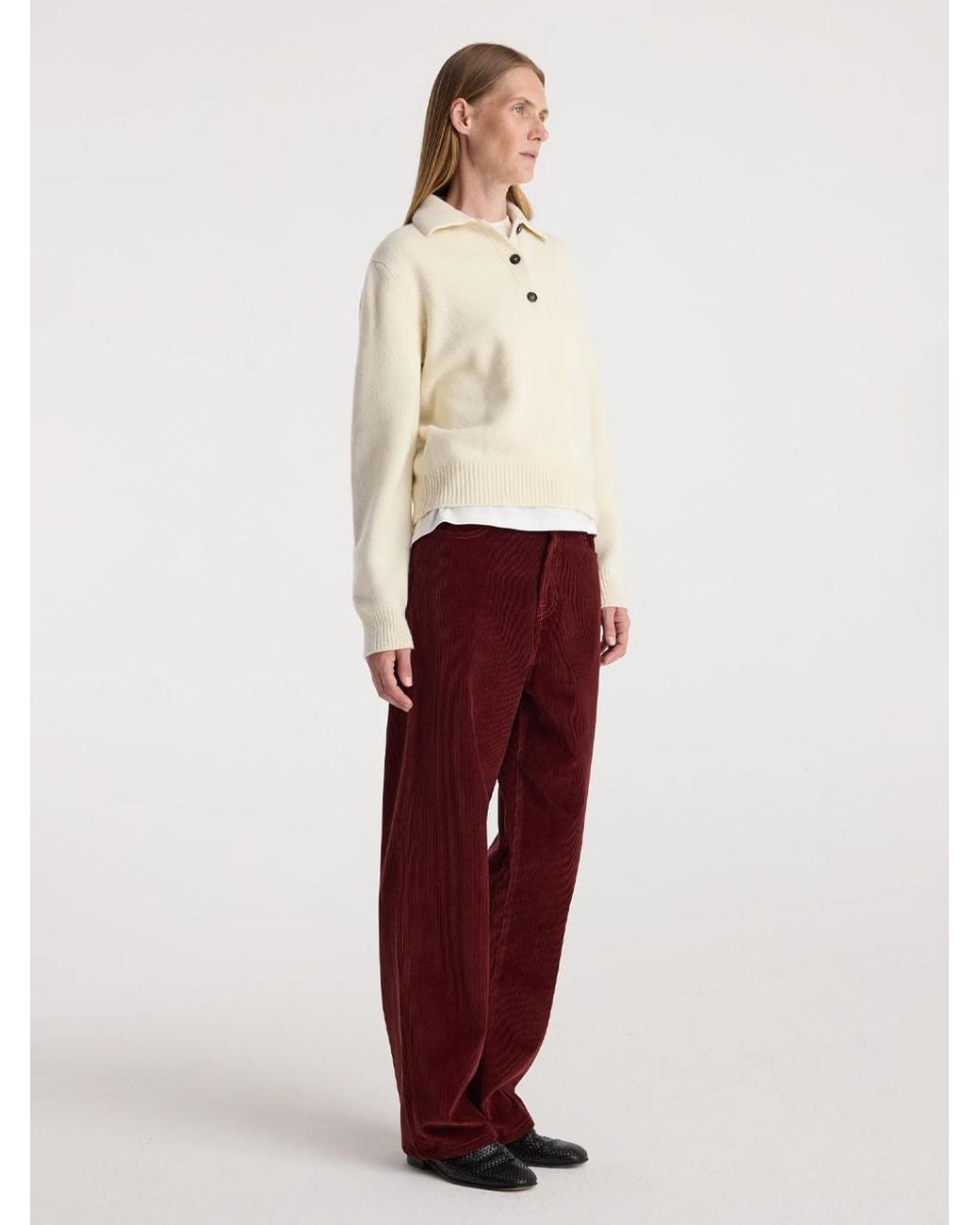 Rohe Red Pantaloni Larghi "Bruun"