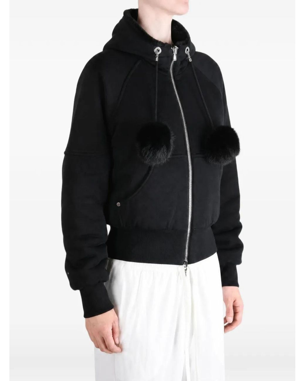 Moose Knuckles Black Oro Reversible Hoodie