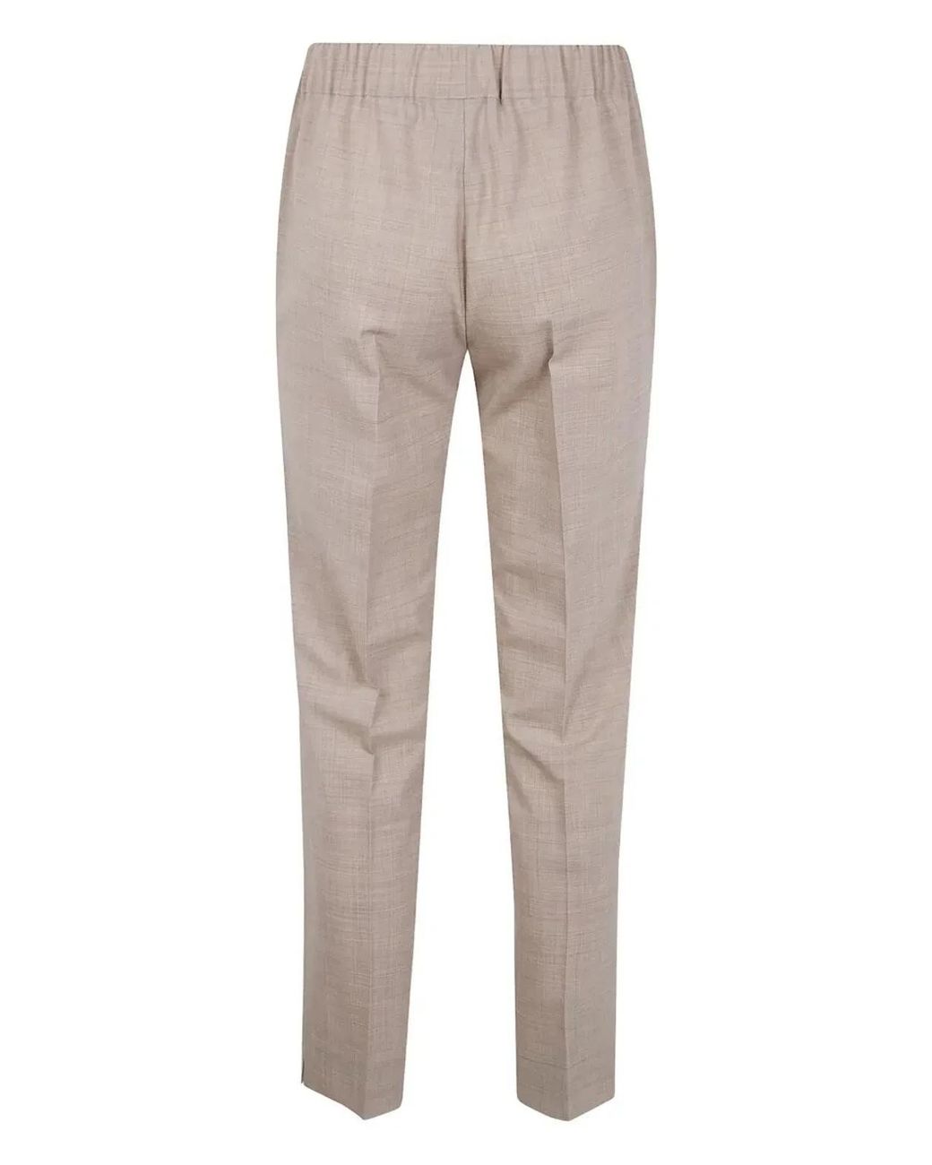 D.exterior Natural Flanel Merinos Basic Trousers
