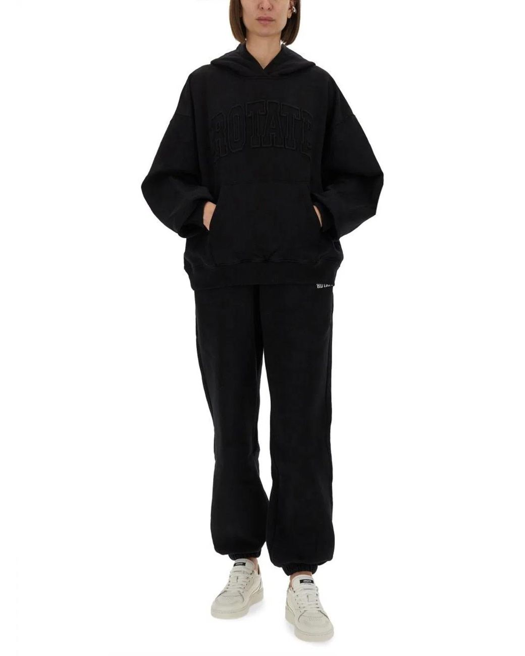 ROTATE BIRGER CHRISTENSEN Black Organic Cotton Sweatshirts