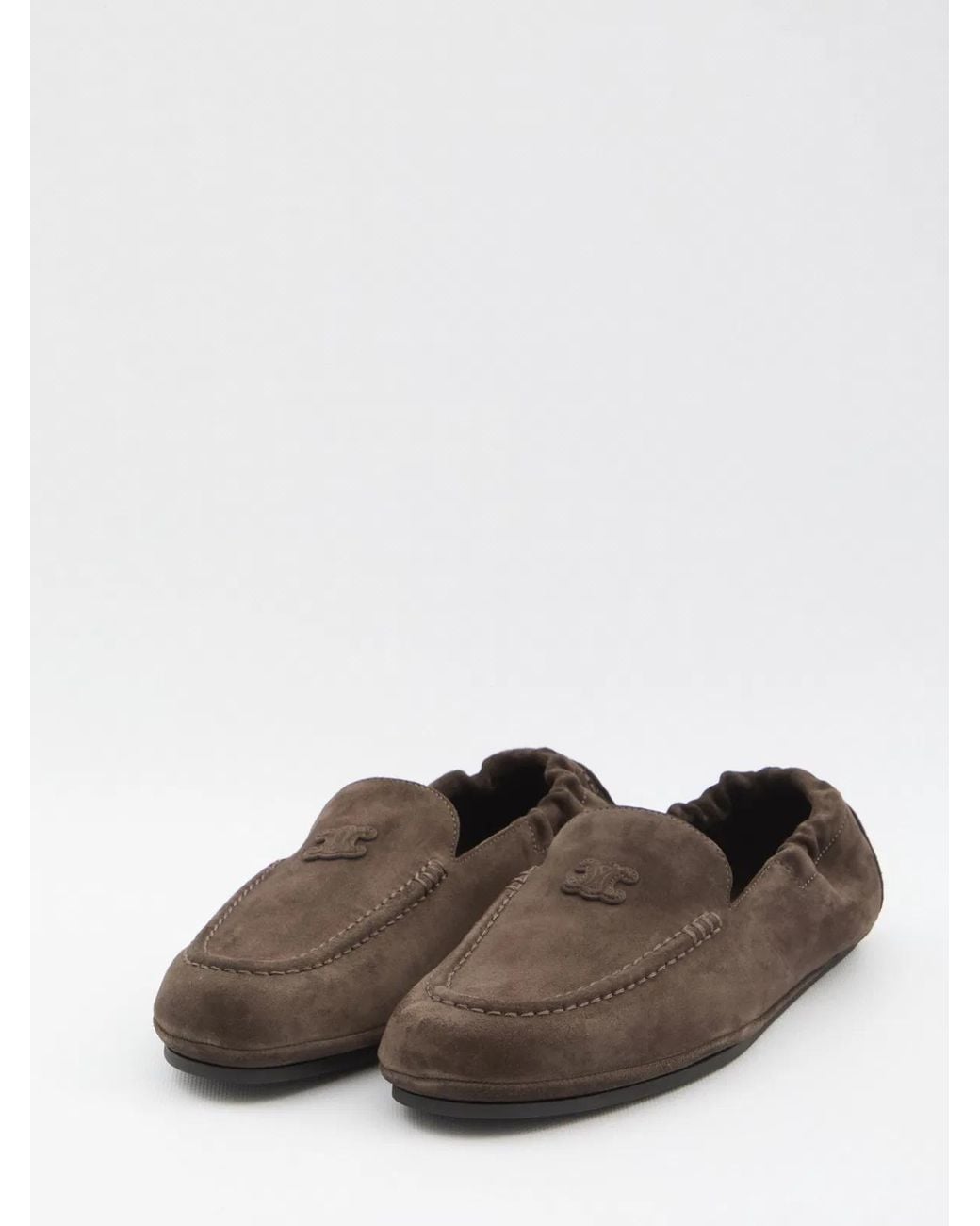 Céline White Adam Loafers for men