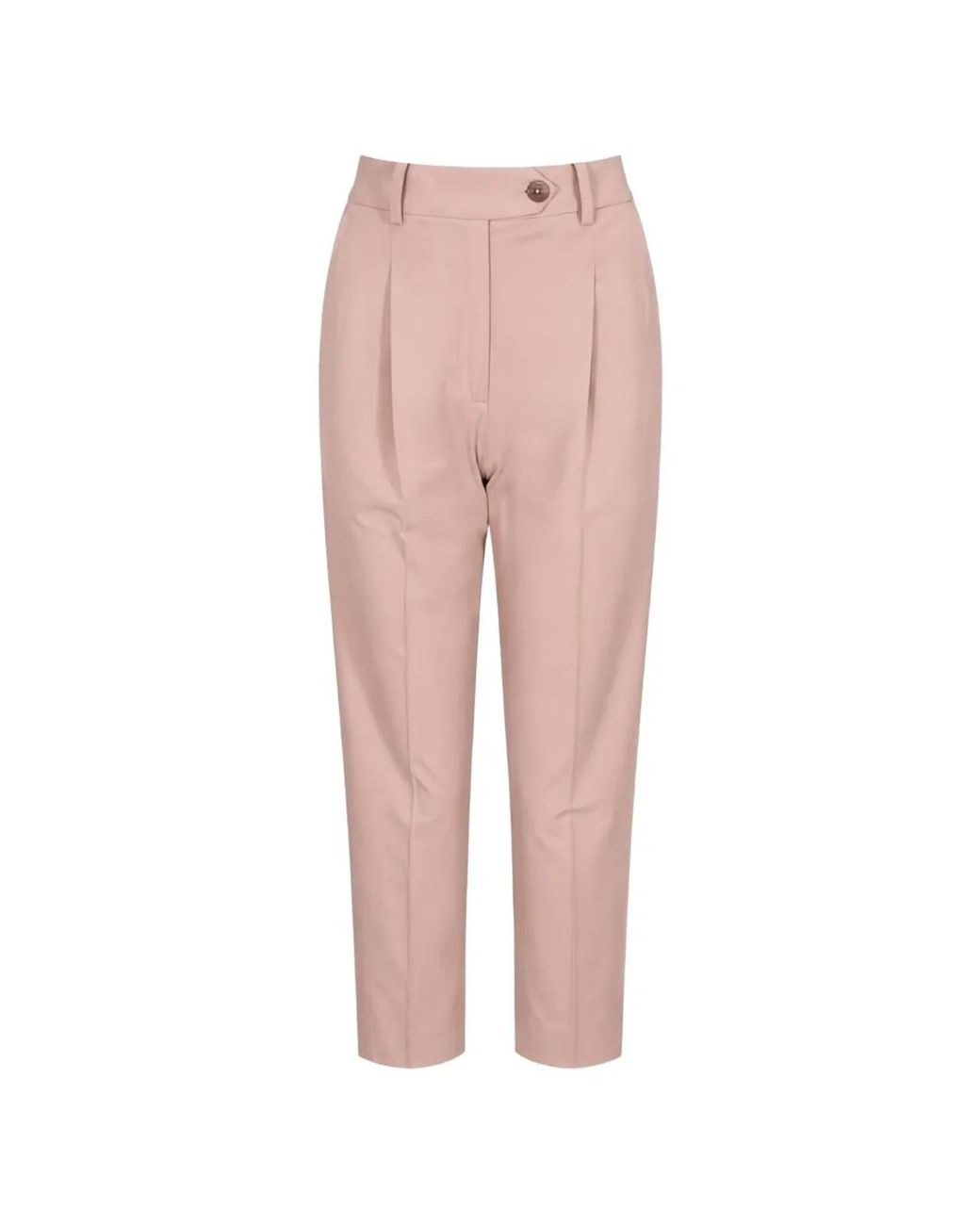 Circolo 1901 Pink Cotton Trousers