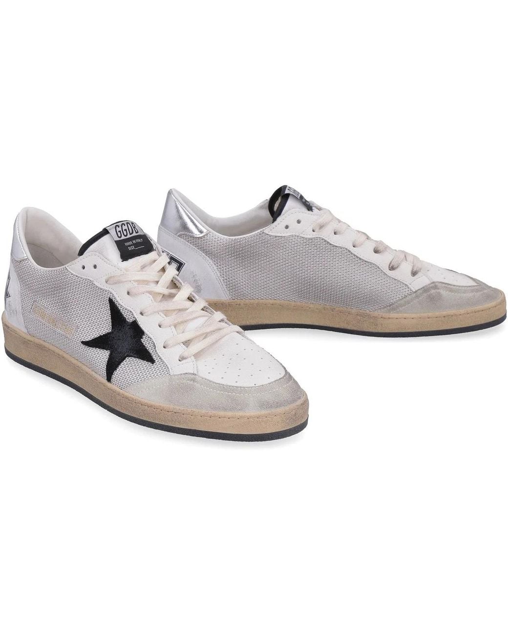 Golden Goose Deluxe Brand White Ball Star Low-Top Sneakers for men