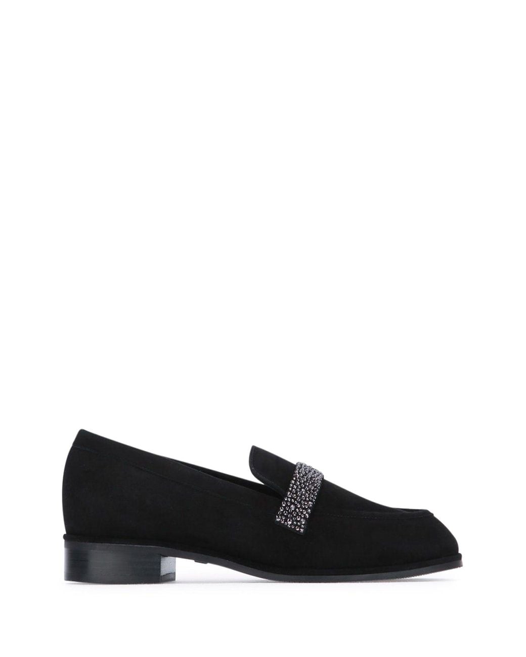 Stuart Weitzman Black Moccasters