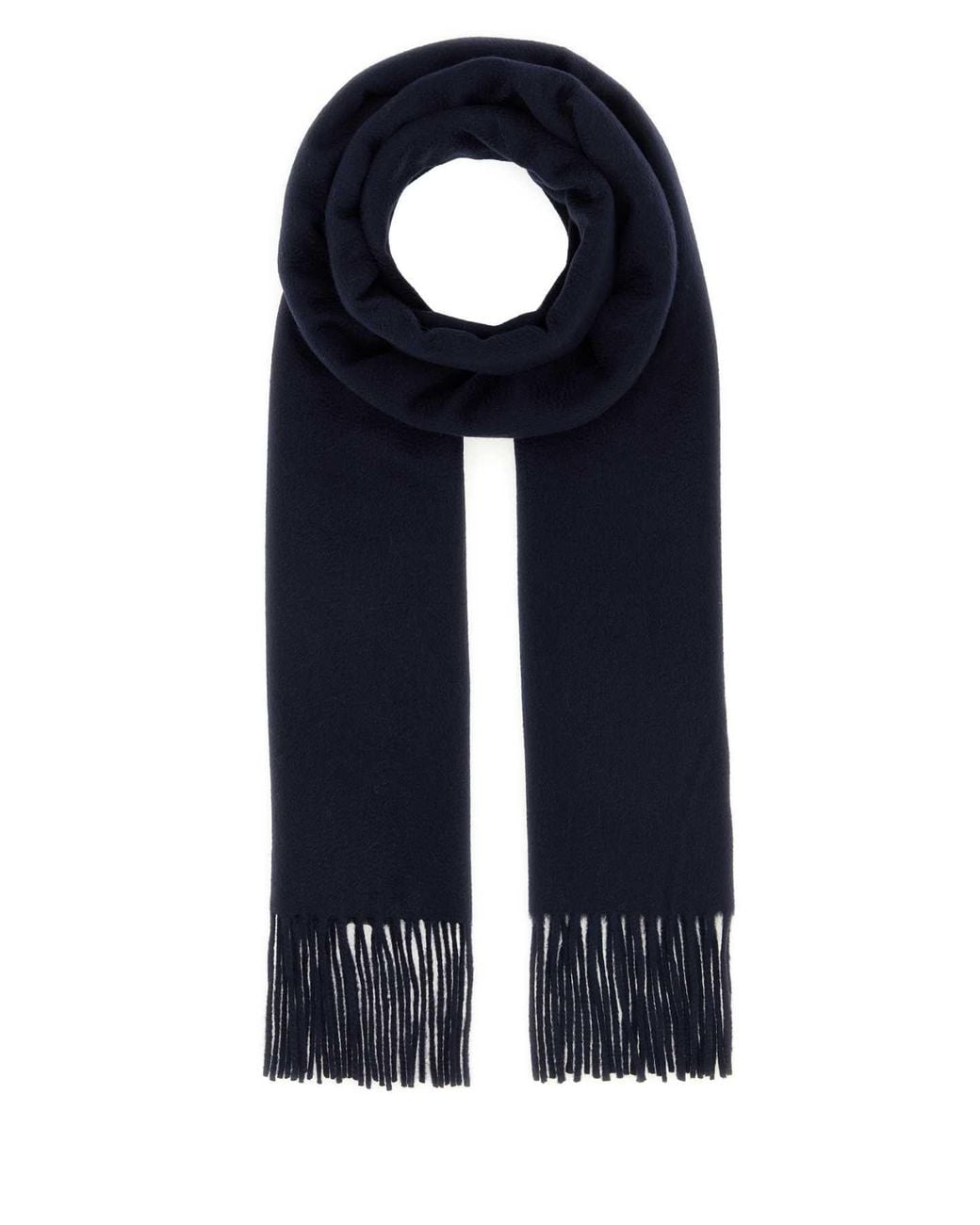 Max Mara Blue Midnight Cashmere Dalia Scarf