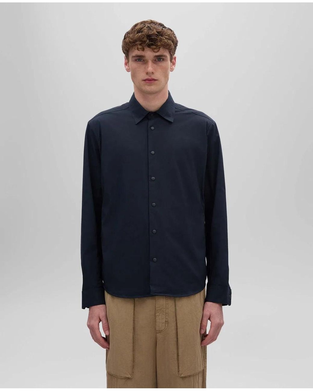 Aspesi Blue Camicia Arch for men