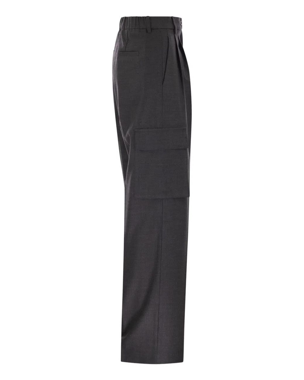 Herno Black Cargo Trousers