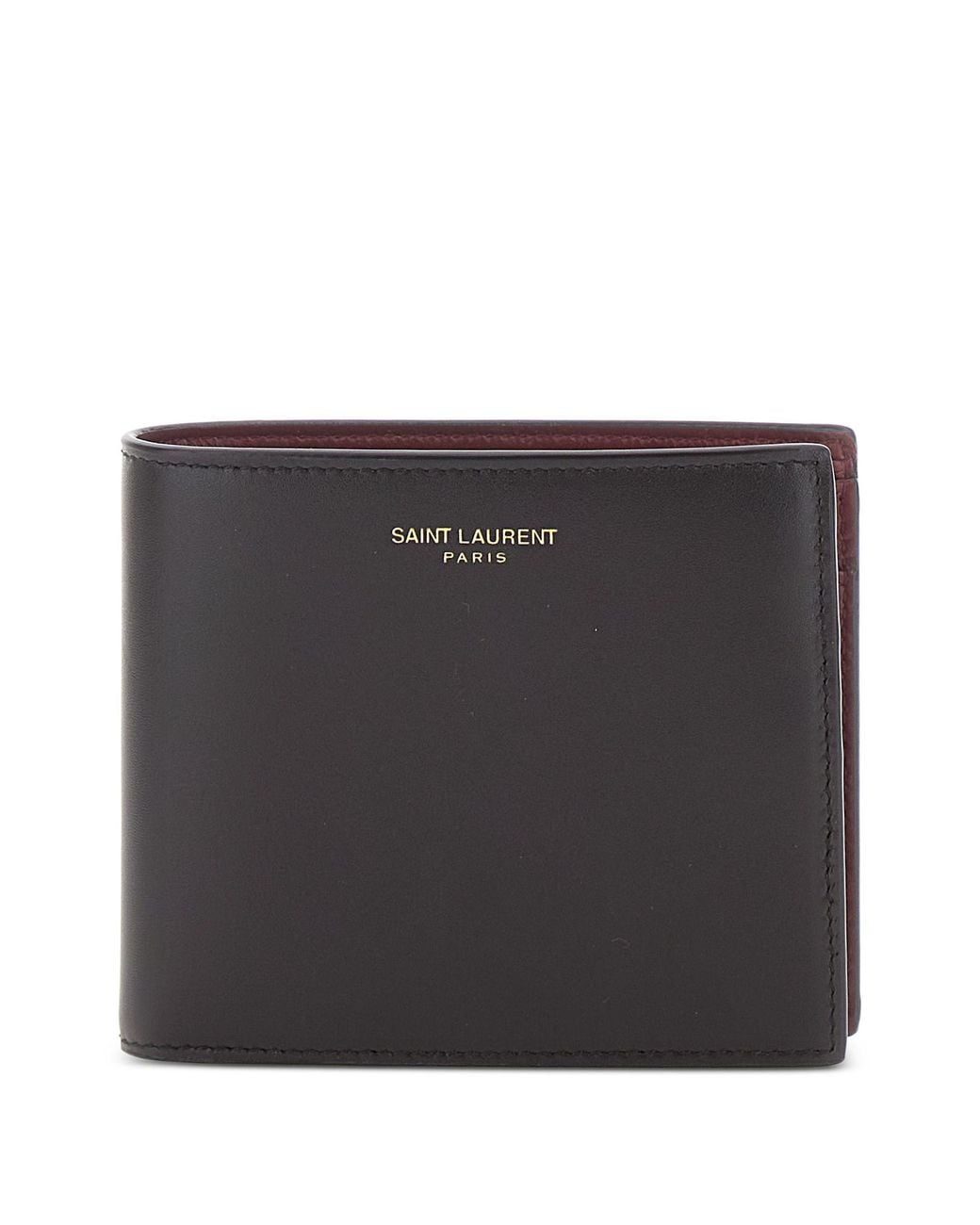 Saint Laurent Black Paris Bi-Fold Wallet for men