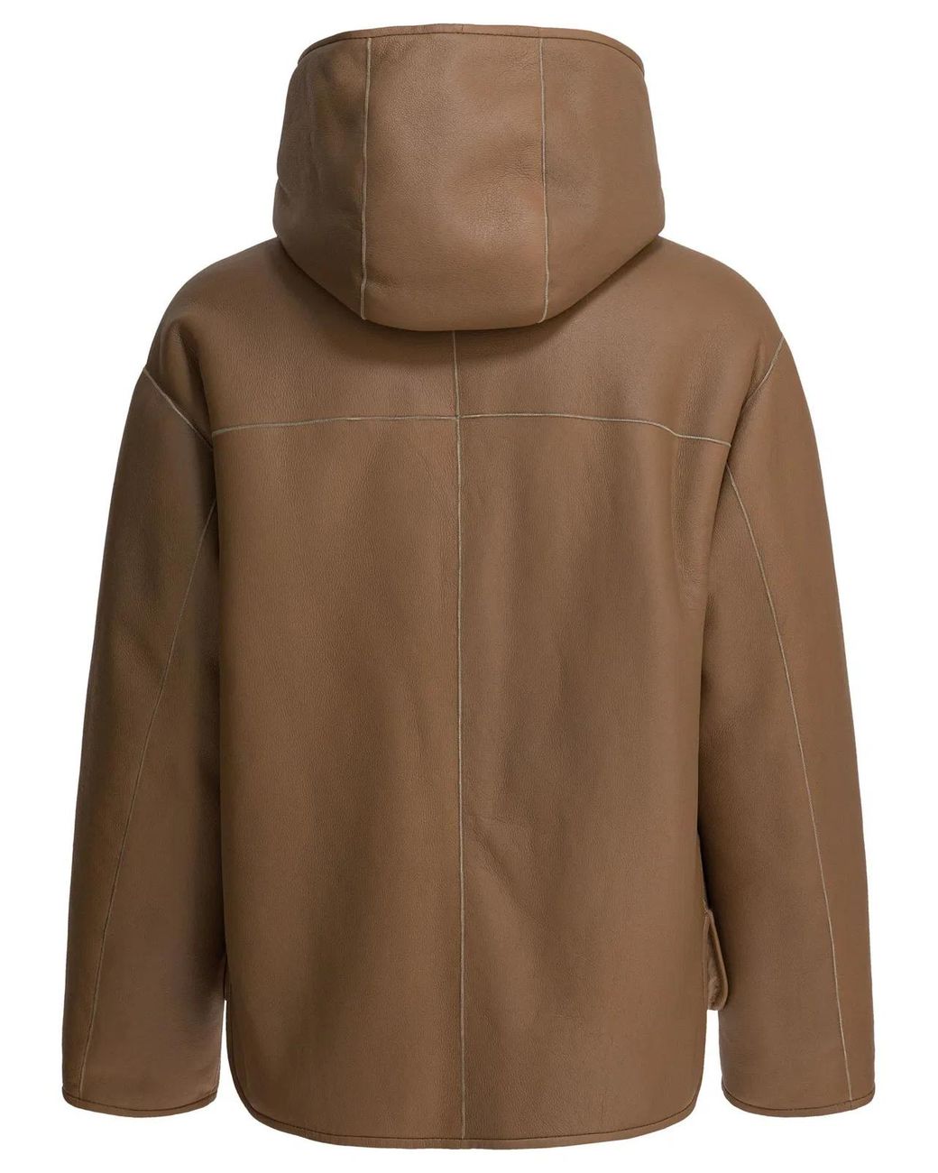 FURLING BY GIANI Brown Calfskin Jacket