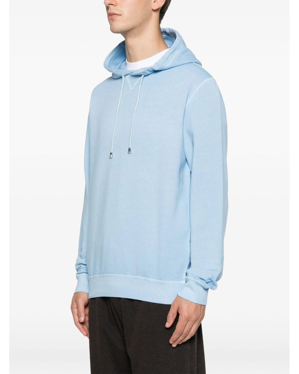 FILIPPO DE LAURENTIIS Blue Sweatshirt Ls for men