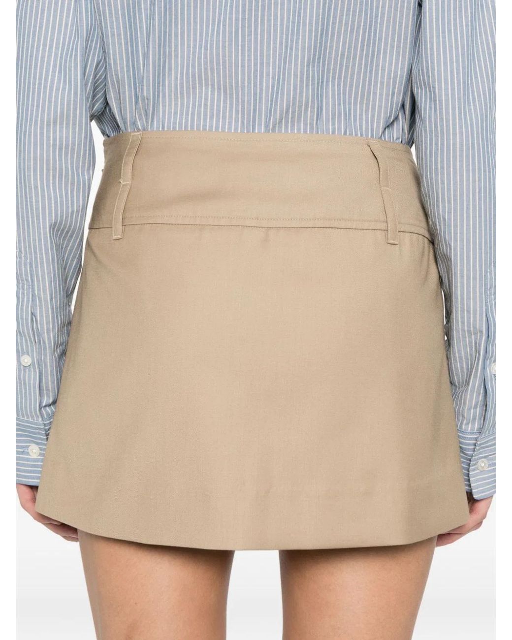 DUNST Natural Mini Skirt