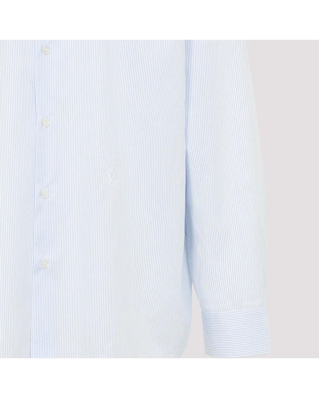 Saint Laurent Gray Cotton Shirt for men