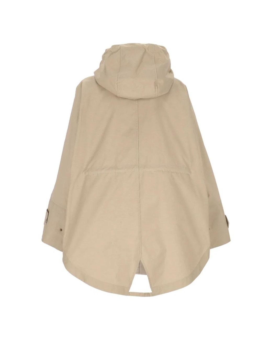 Moncler Natural Coat With Hood