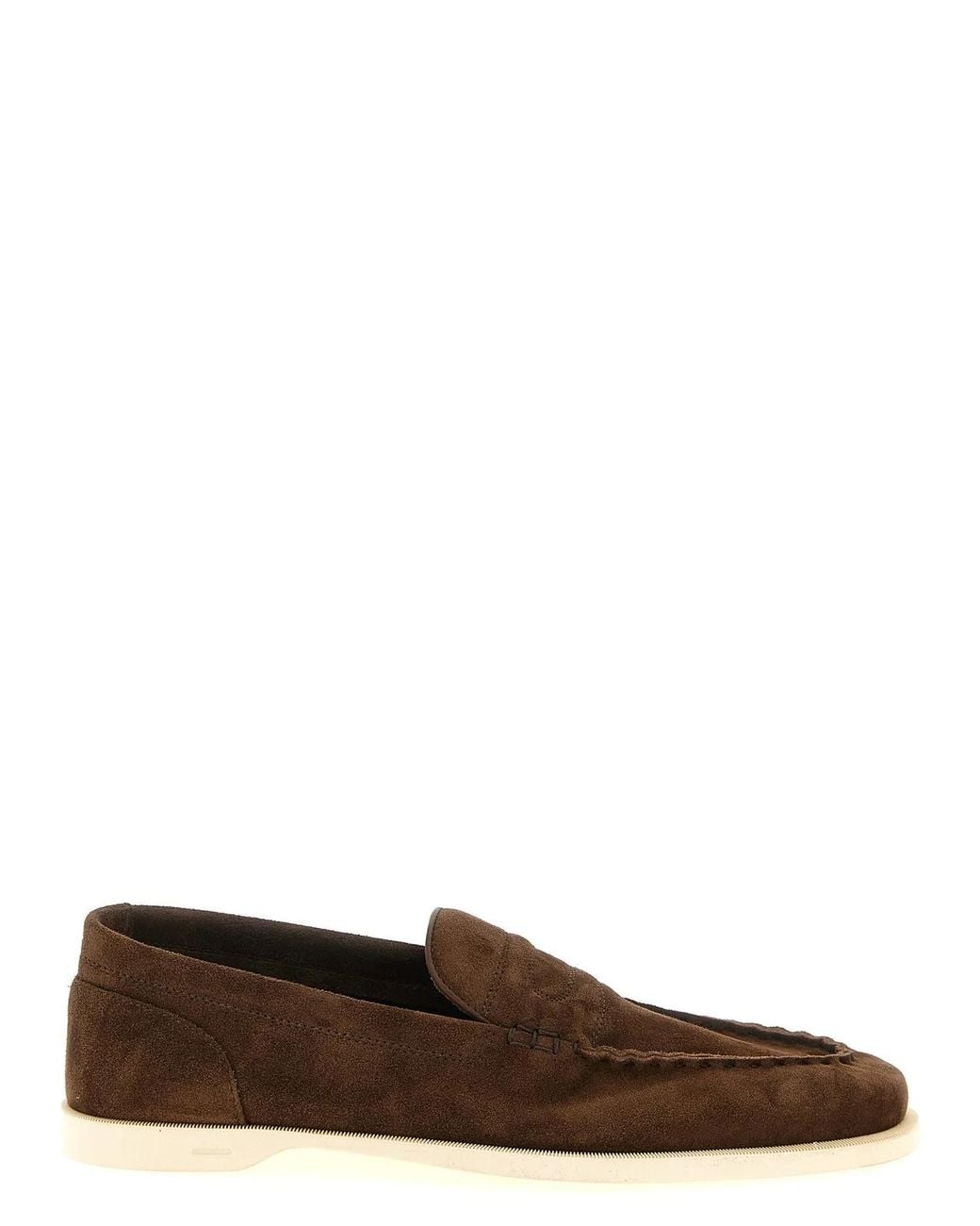 John Lobb Brown 'Pace' Loafers for men