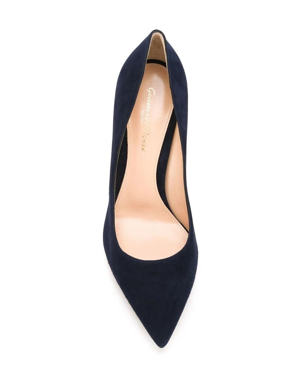 Gianvito Rossi Blue Gianvito Suede Leather Pumps