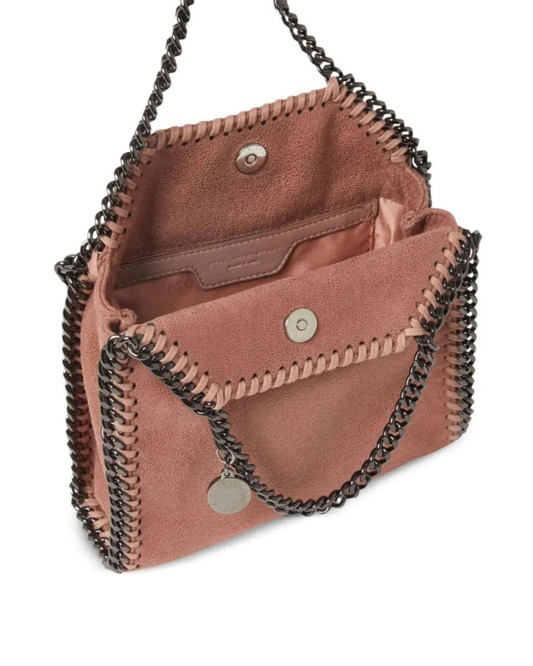 Stella McCartney Pink Mini Signature Handbag With Recycled Materials