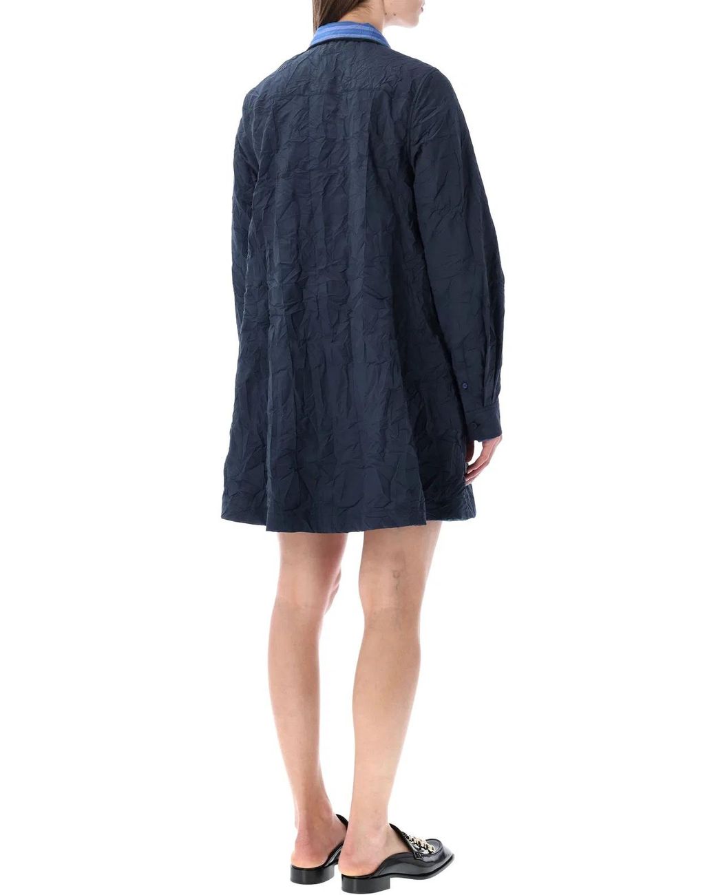 Loewe Blue Lightweight Technical Cotton Dress