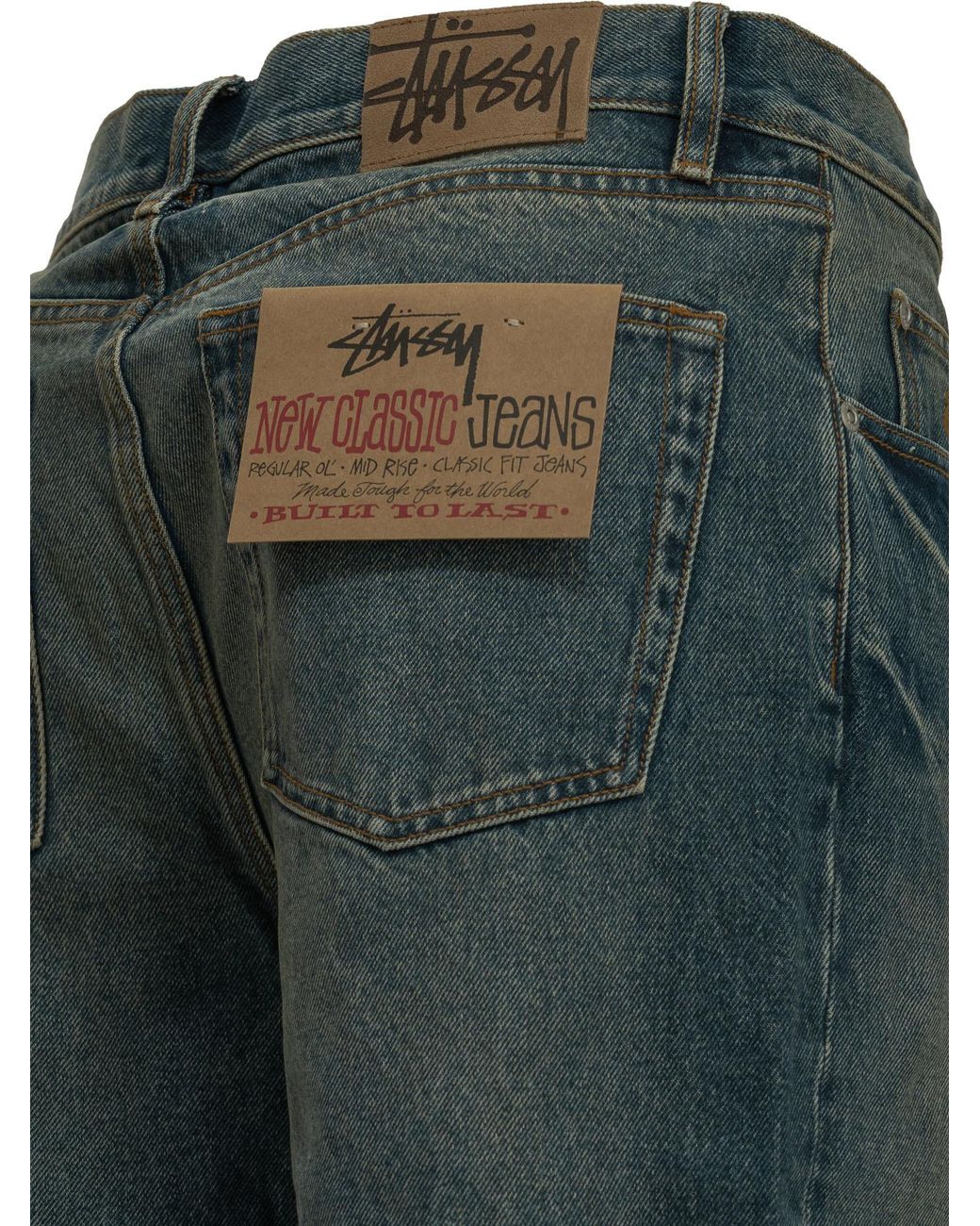 Stussy Blue Stussy Jeans for men