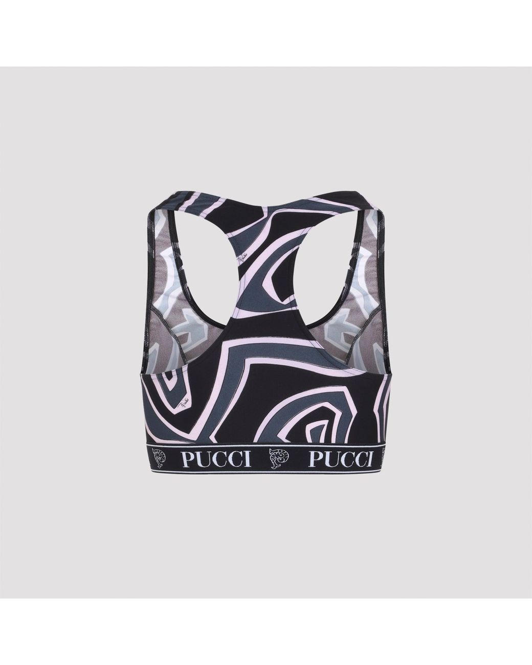 Emilio Pucci Blue Polyamide Top