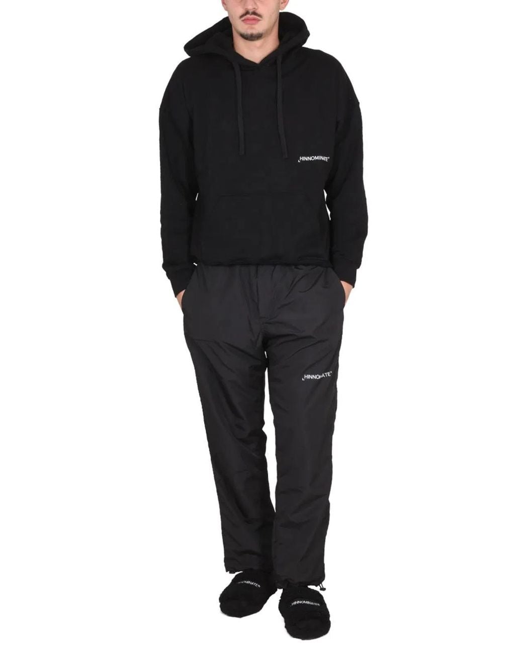 hinnominate Black Sweatshirt With Logo for men