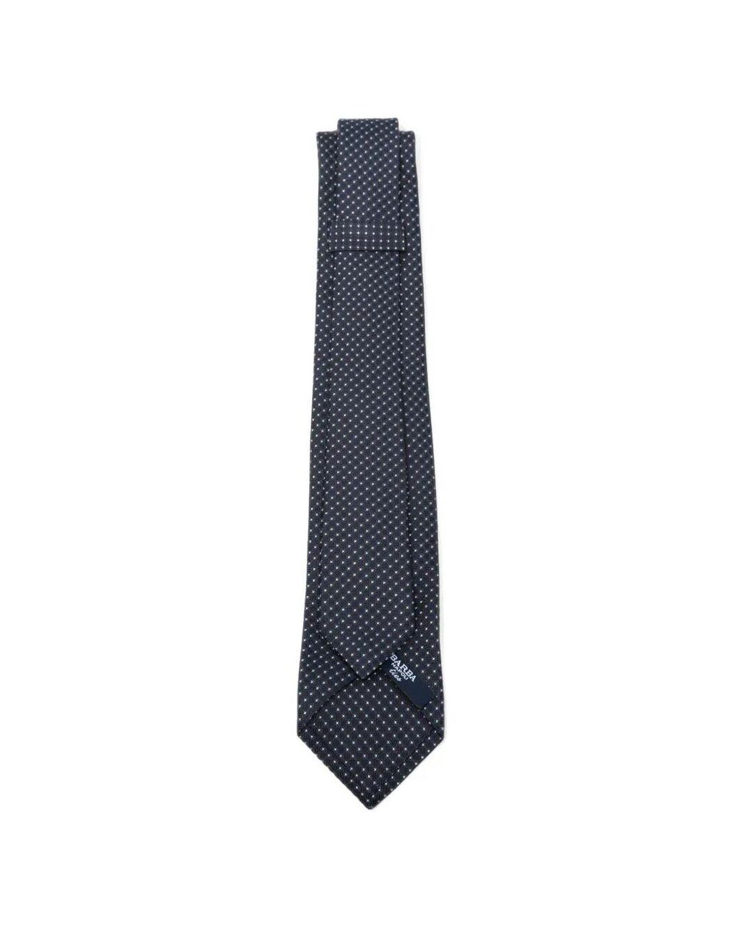 Barba Napoli Blue Classic 7,5 Tie for men