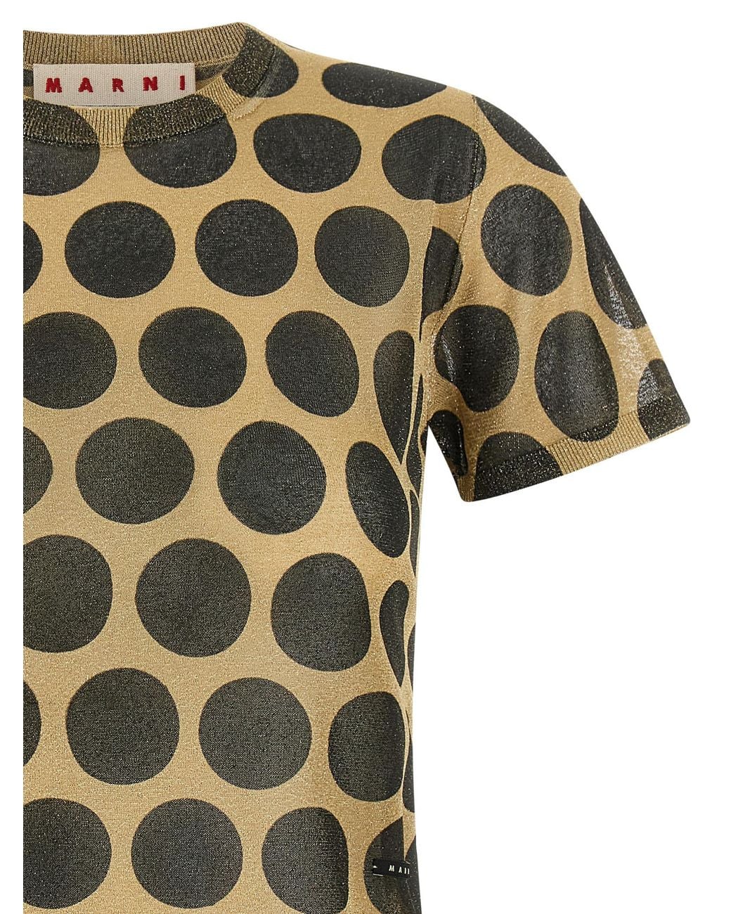Marni Green Polka Dot Sweater