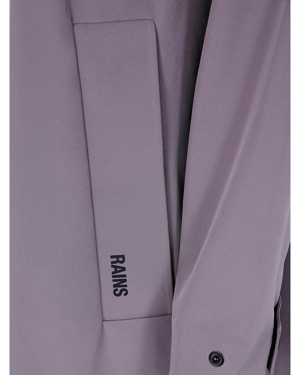 Rains Purple "Suva" Softshell A Line Jacket