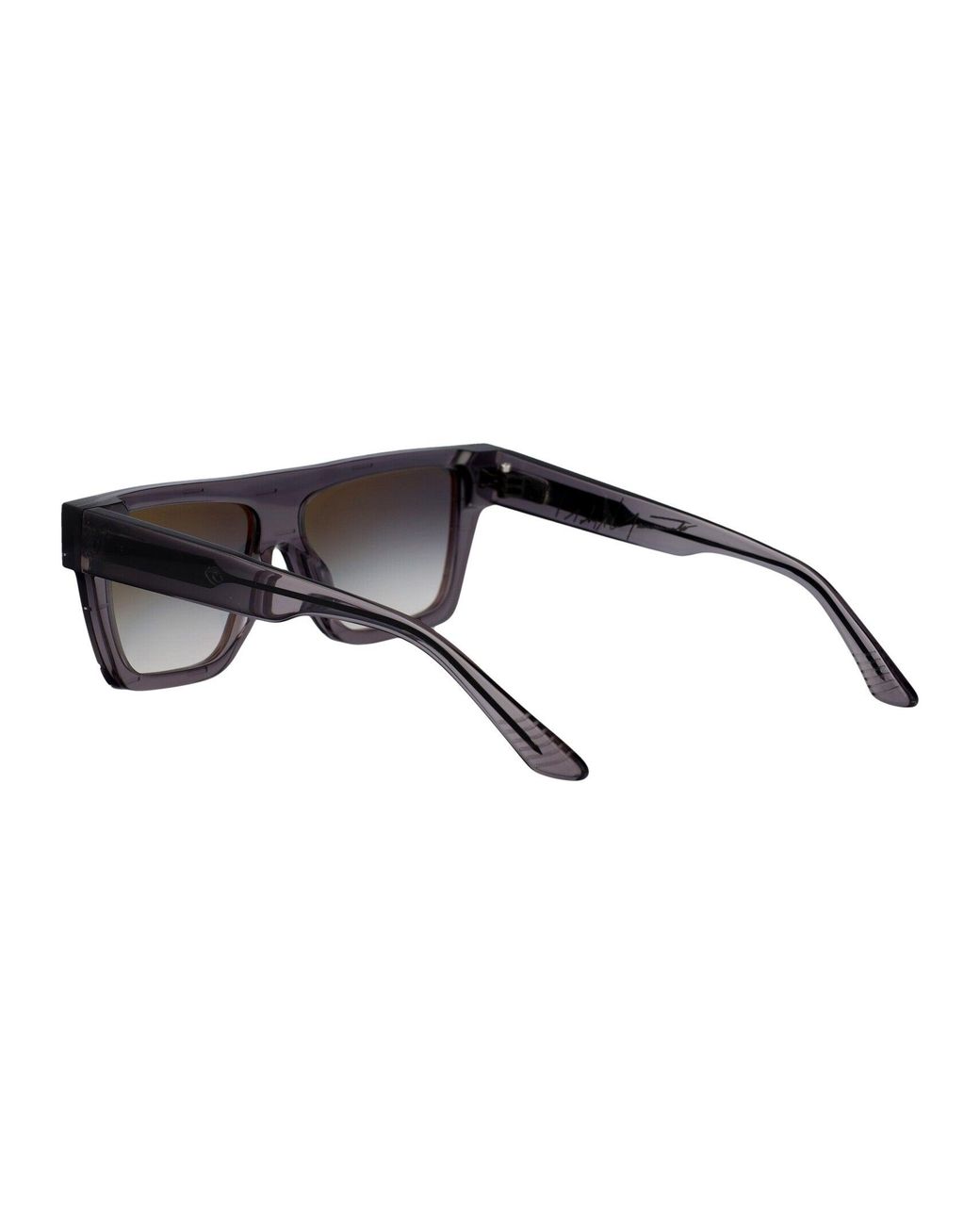 Yohji Yamamoto Gray Squared Sunglasses Slook 002 M002