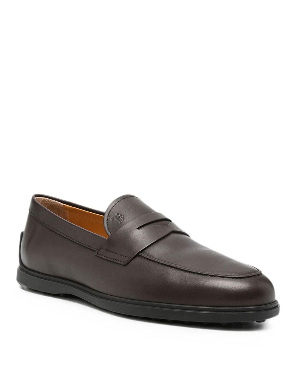 Tod's Gray Leather Loafer for men