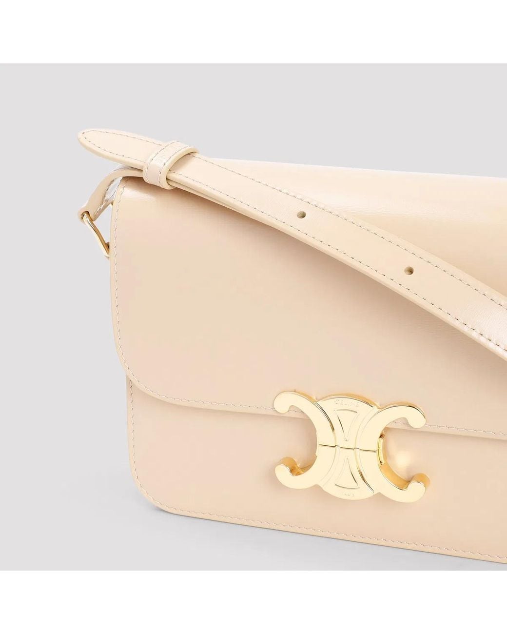 Céline Natural Teen Triomphe Shoulder Bag