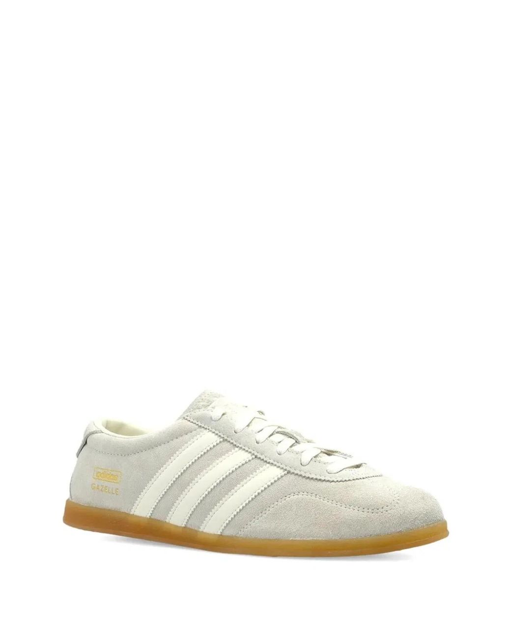 Adidas Originals White "Gazelle" Low Pro