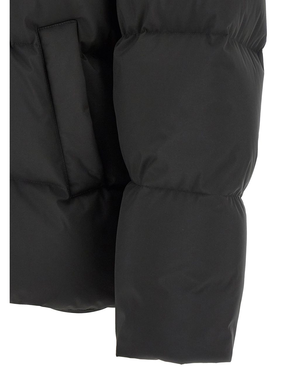 Saint Laurent Black High Neck Down Jacket for men