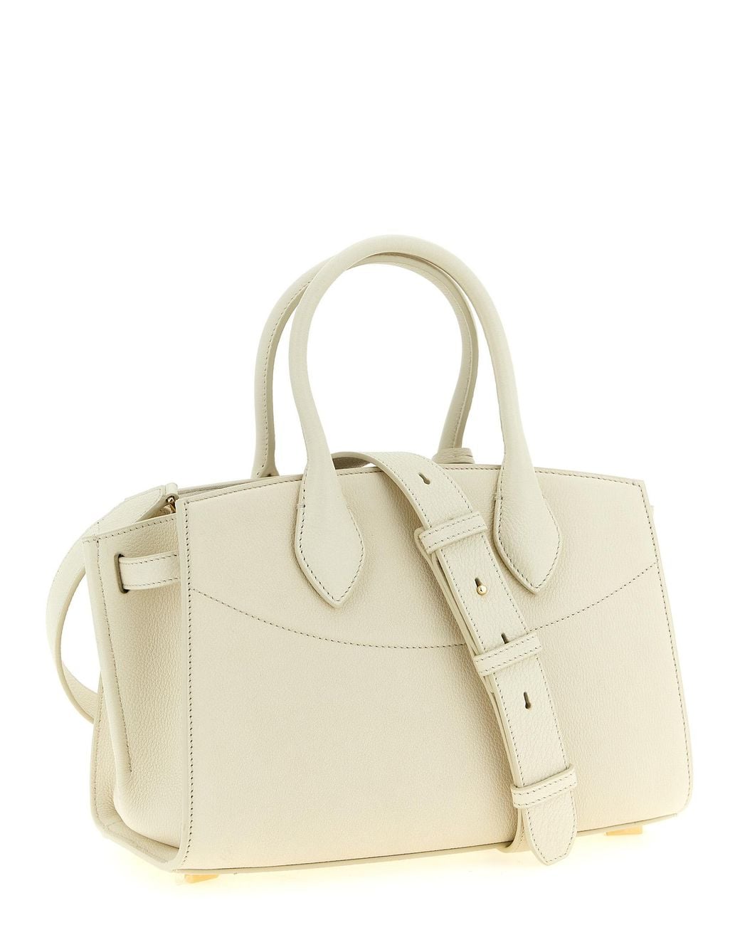 Ferragamo Natural 'New Studio Soft (M) Handbag