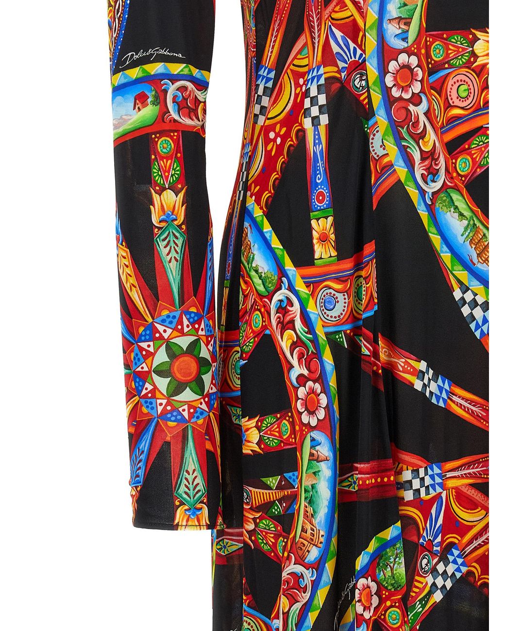 Dolce & Gabbana Multicolor 'carretto' Dress