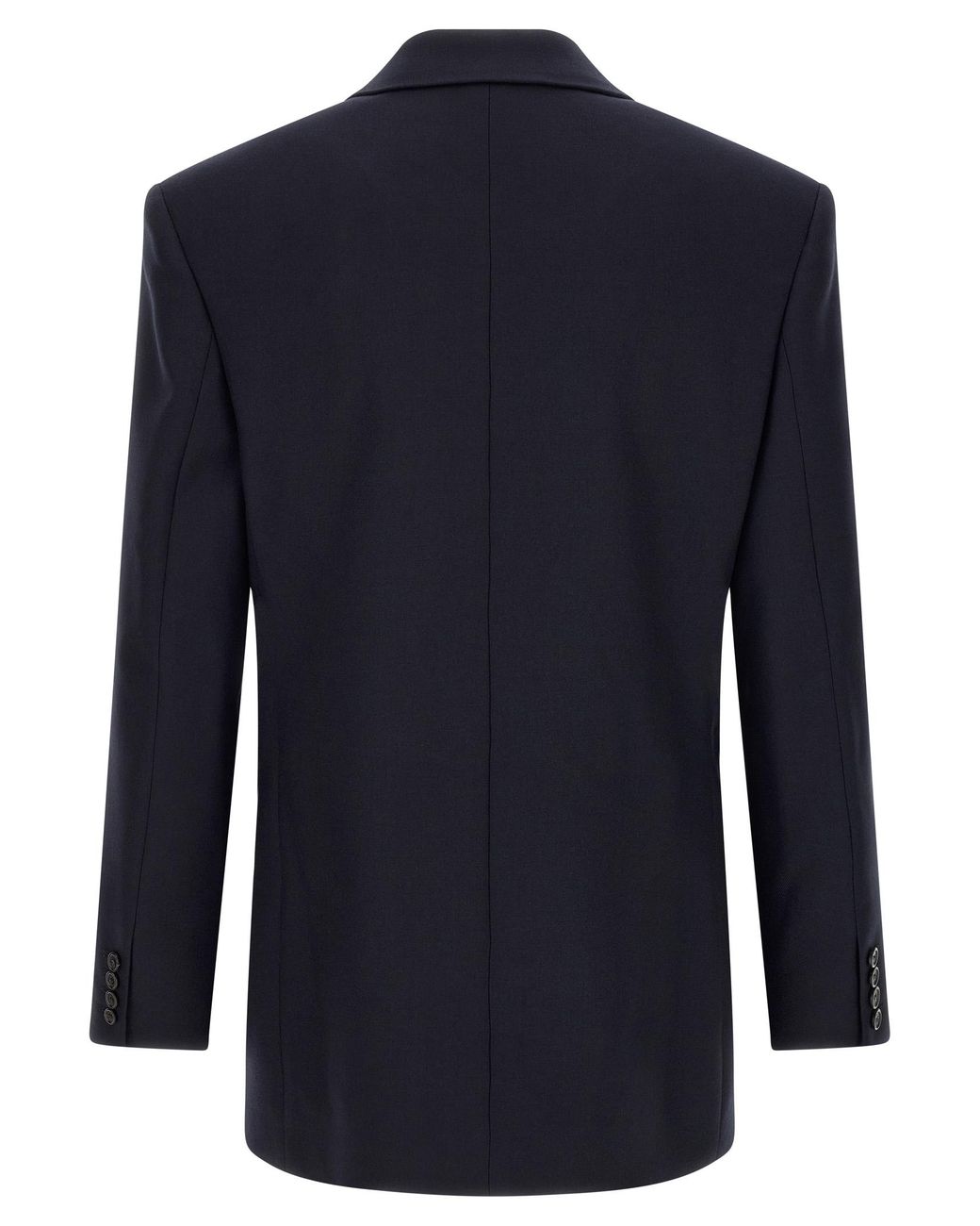 Saint Laurent Blue Felted Wool Gabardine Blazer Jacket for men