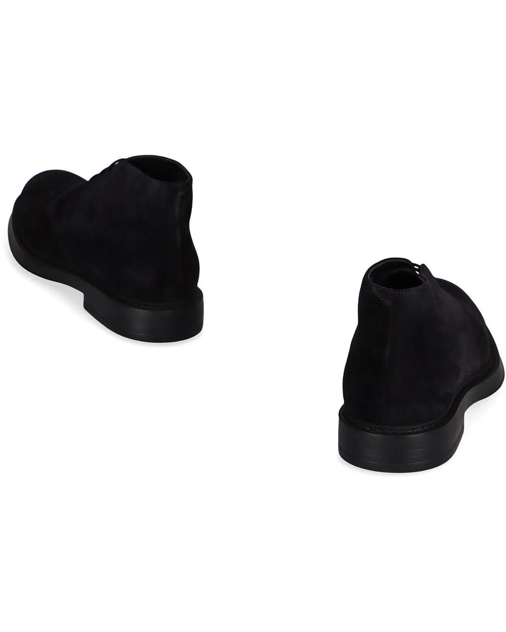 Doucal's Black Suede Desert Boots for men