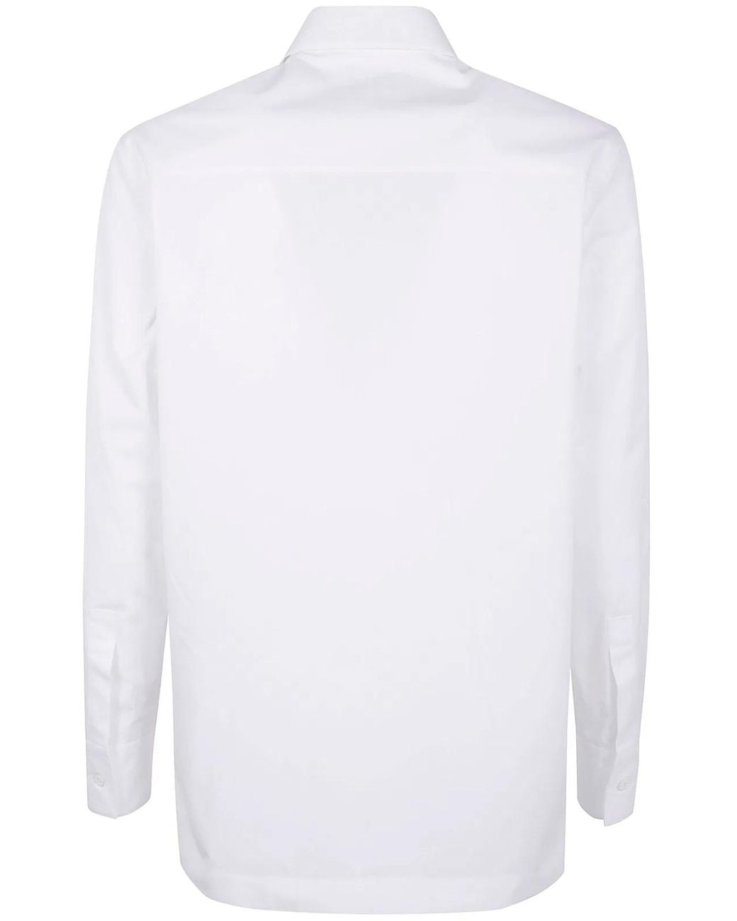 Jil Sander White Shirt With Tie for men