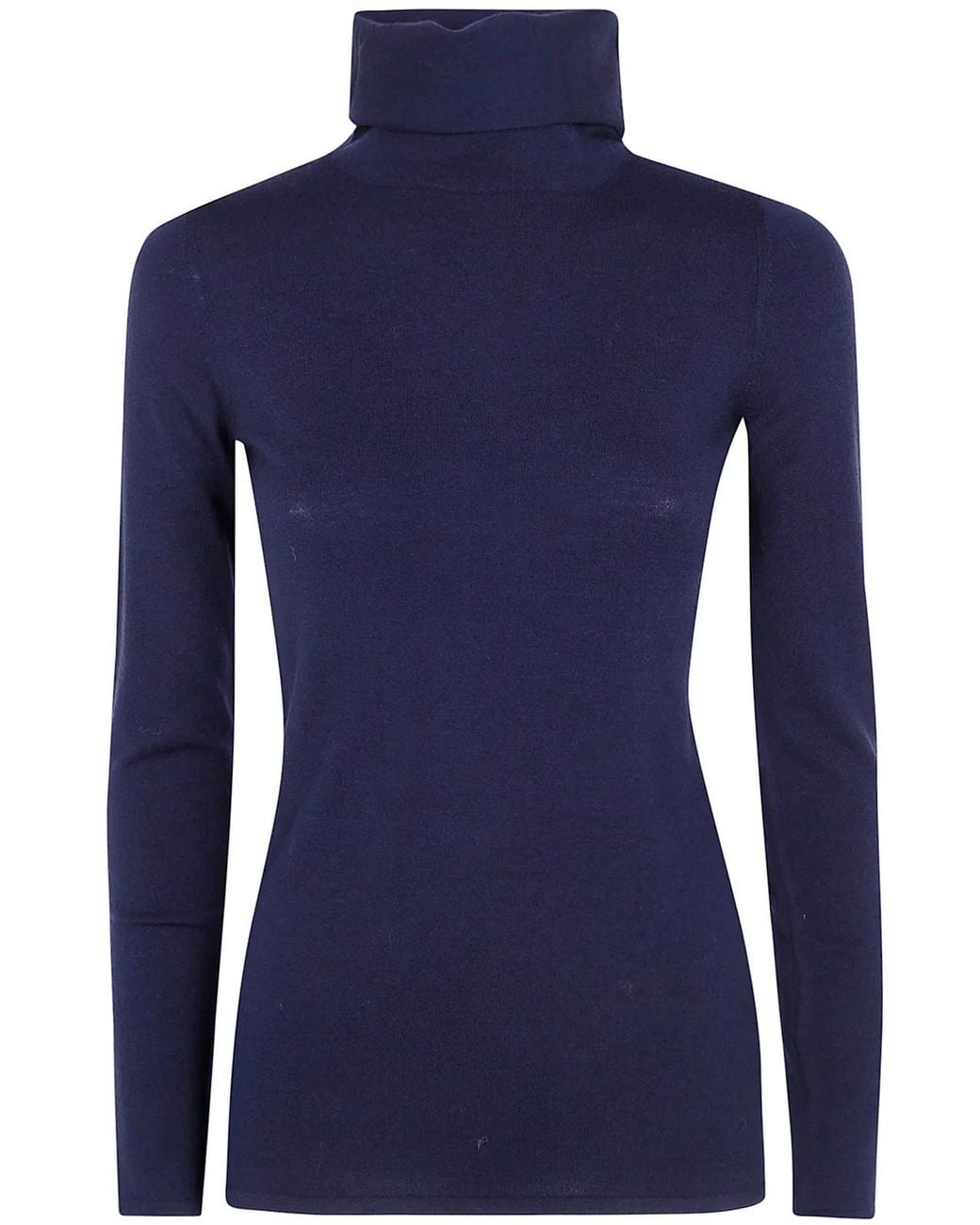 Base London Blue Turtle Neck Sweater