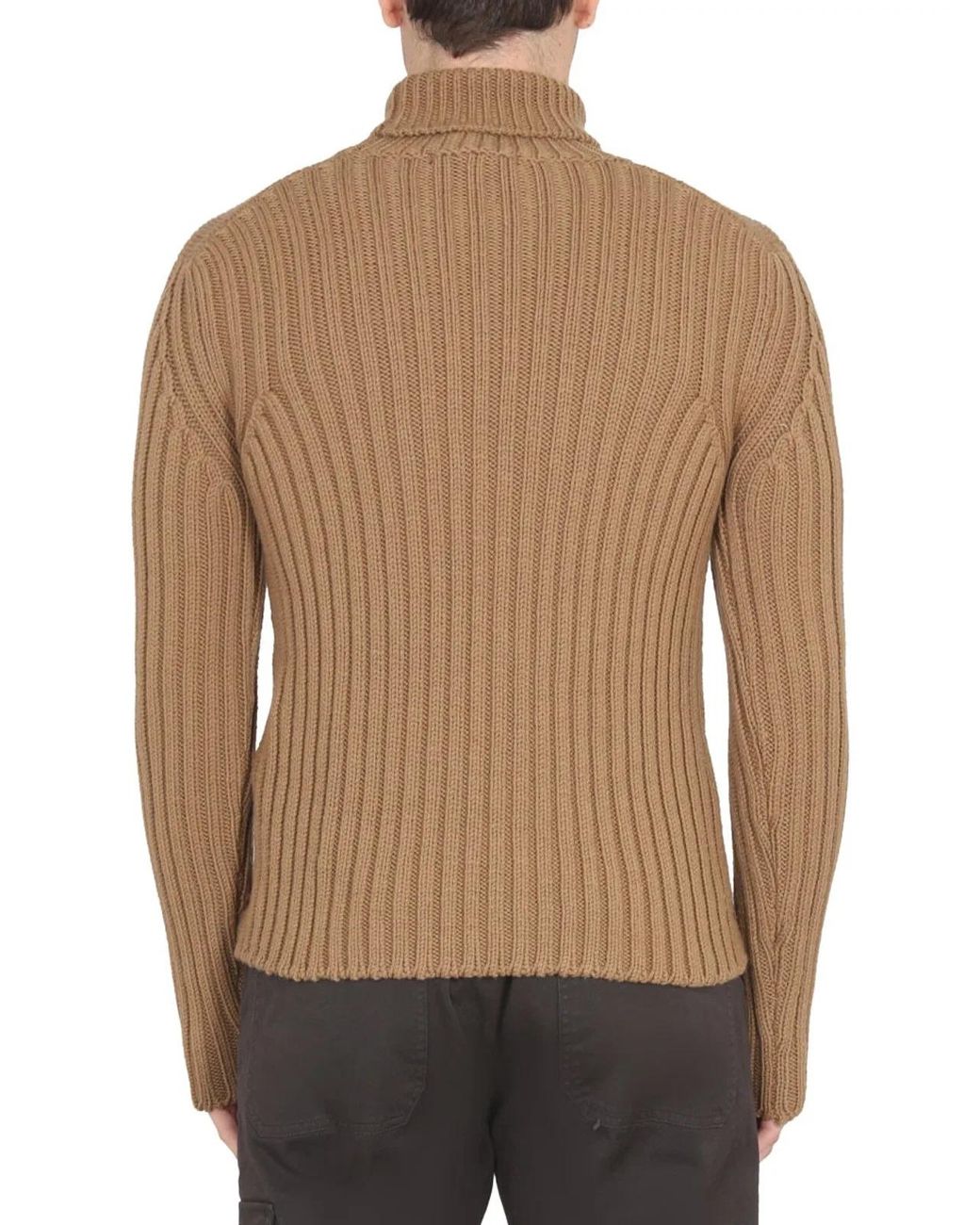 C P Company Natural Turtleneck Sweater for men