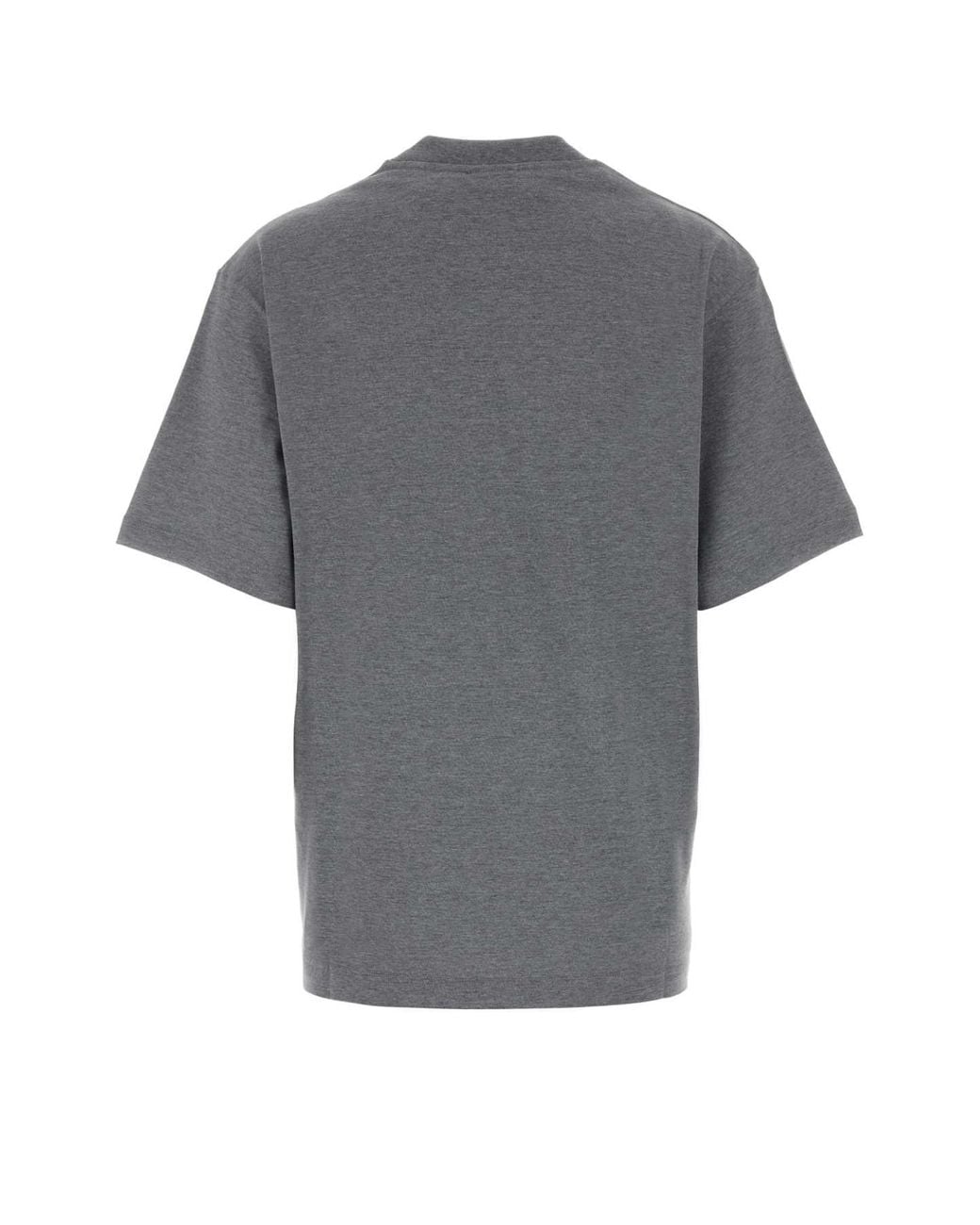 Gucci Gray Cotton And Silk Jersey Printed T-Shirt