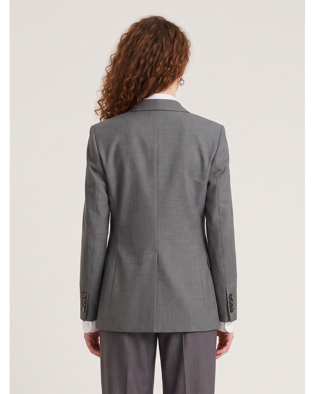 SUTTON NEW YORK Gray Single-Breasted Jacket
