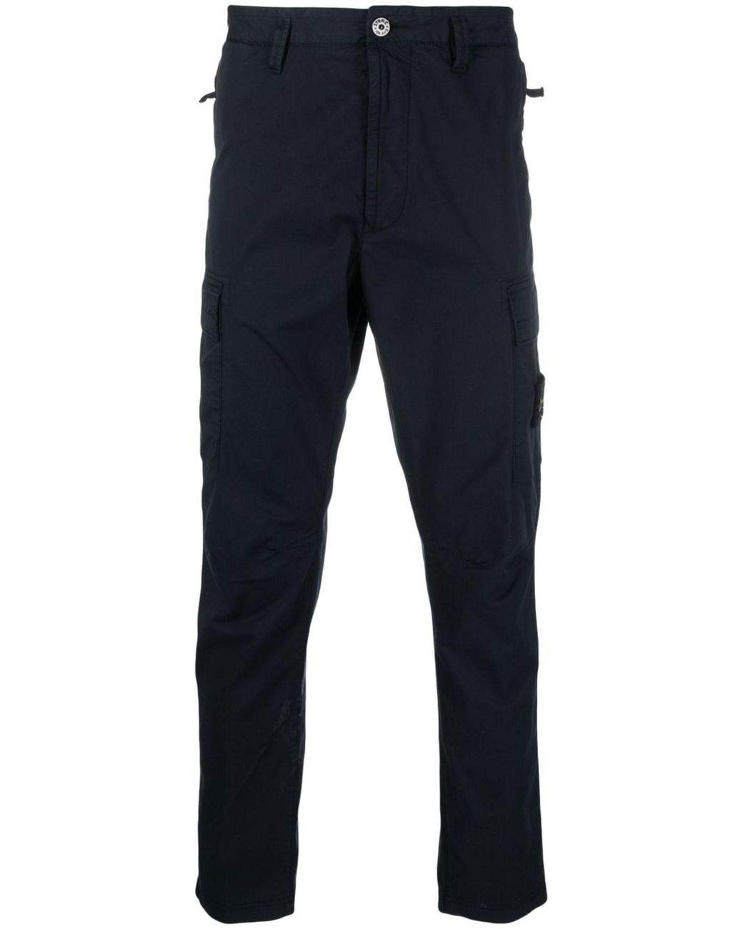 Stone Island Blue Pantalone Regular Tapered for men