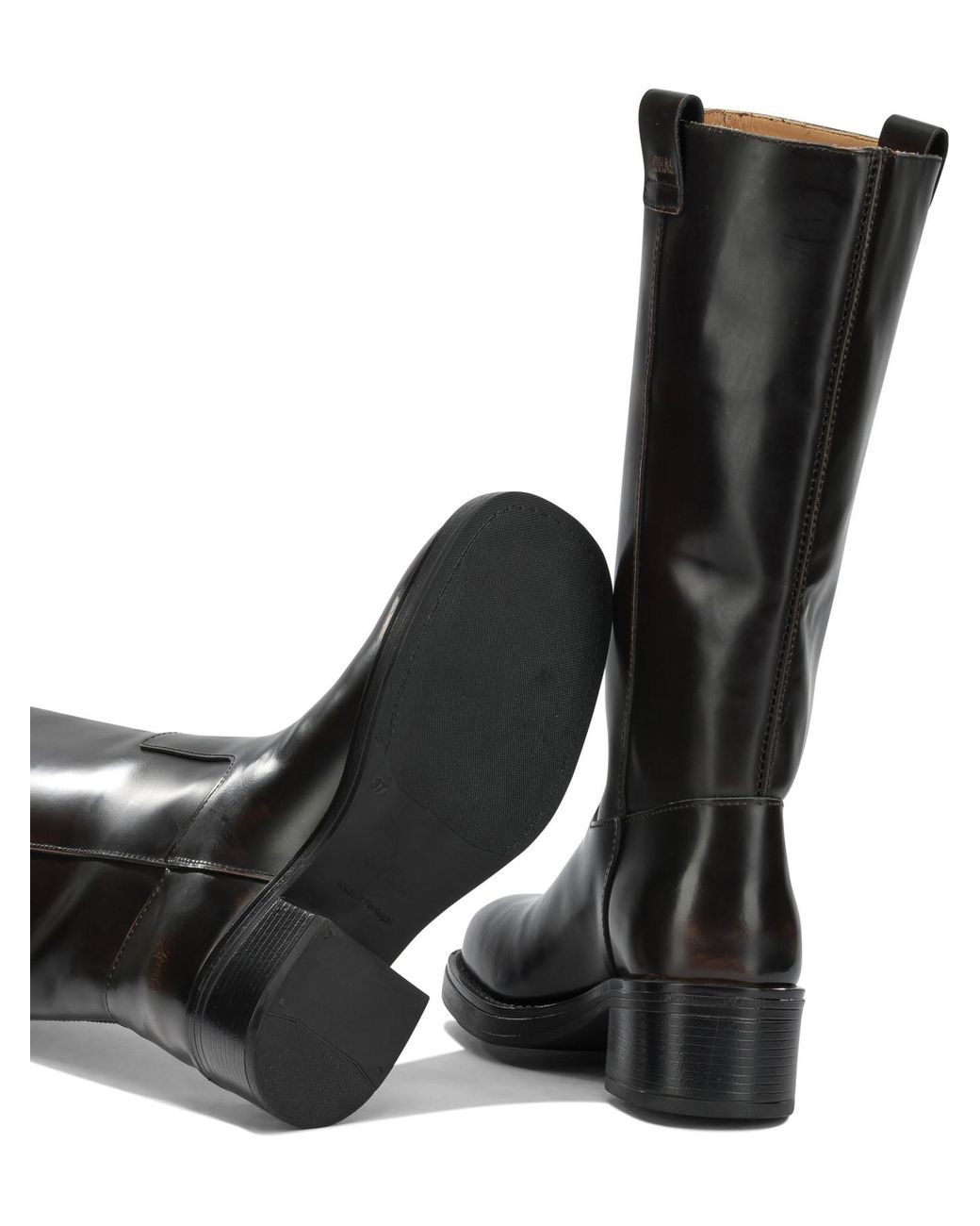 Alohas Black "Sajan" Knee-High Boots