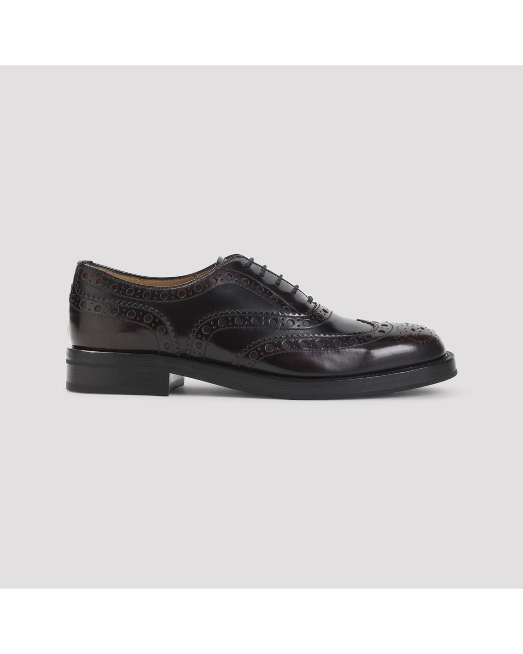 Church's Black F0Ady Burgundy Pilar