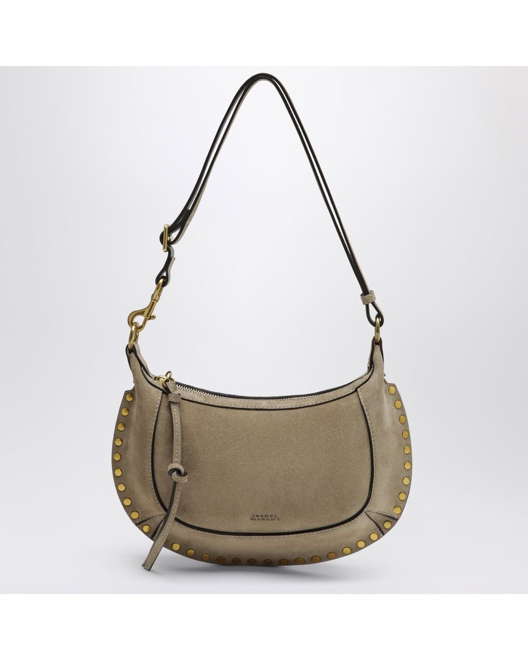 Isabel Marant Metallic Oskan Moon Shoulder Bag