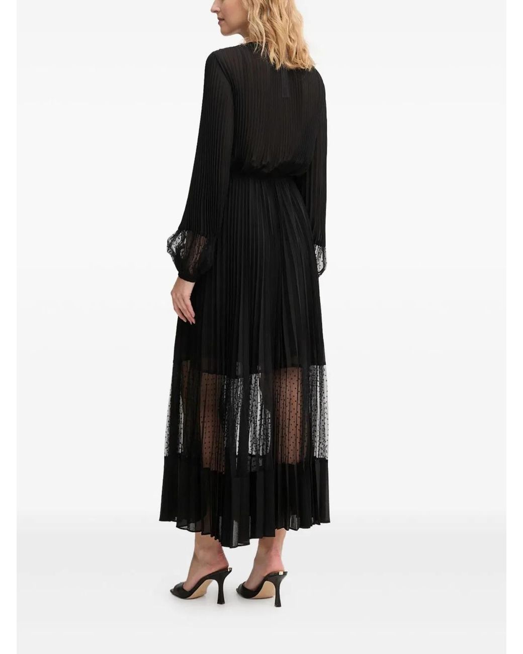 Twinset Black Silk Casual Dress