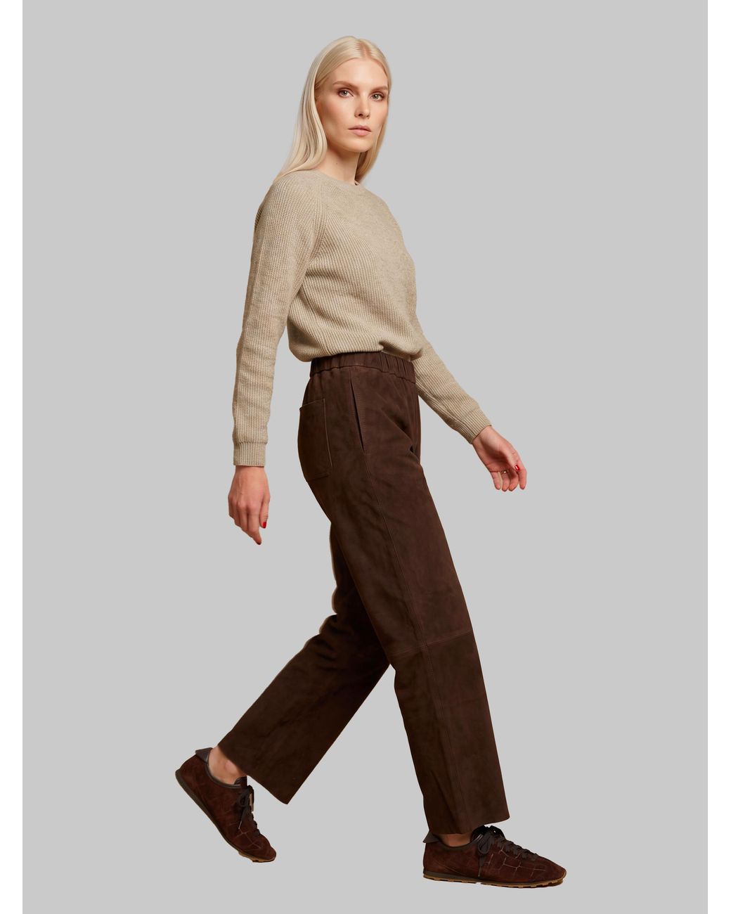 PARIENTE Brown Sara Pants